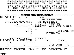 Around Europe in 80 Hours screenshot