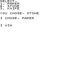 Paper Stone & Knife screenshot