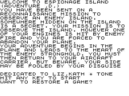 Espionage Island screenshot