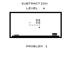 Subtraction screenshot