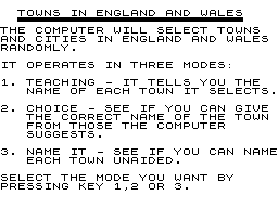 Towns in England and Wales screenshot