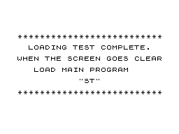 Load test screenshot