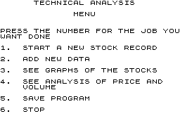 Stocks screenshot