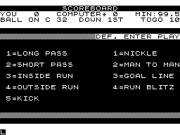 Football screenshot