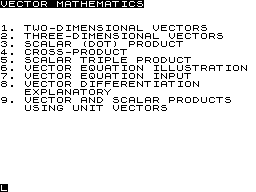Vector Mathematics screenshot