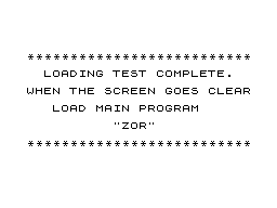 Load test screenshot